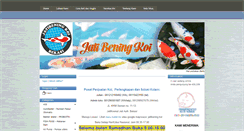 Desktop Screenshot of jatibeningkoi.com